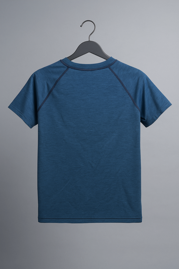 All in Motion™ Boys Medium (16) Short Sleeve Performance Tee – Blue - Image 2