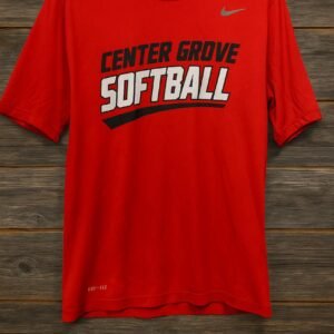 🔥 Nike Dri-FIT Athletic Tee – Red | Size M