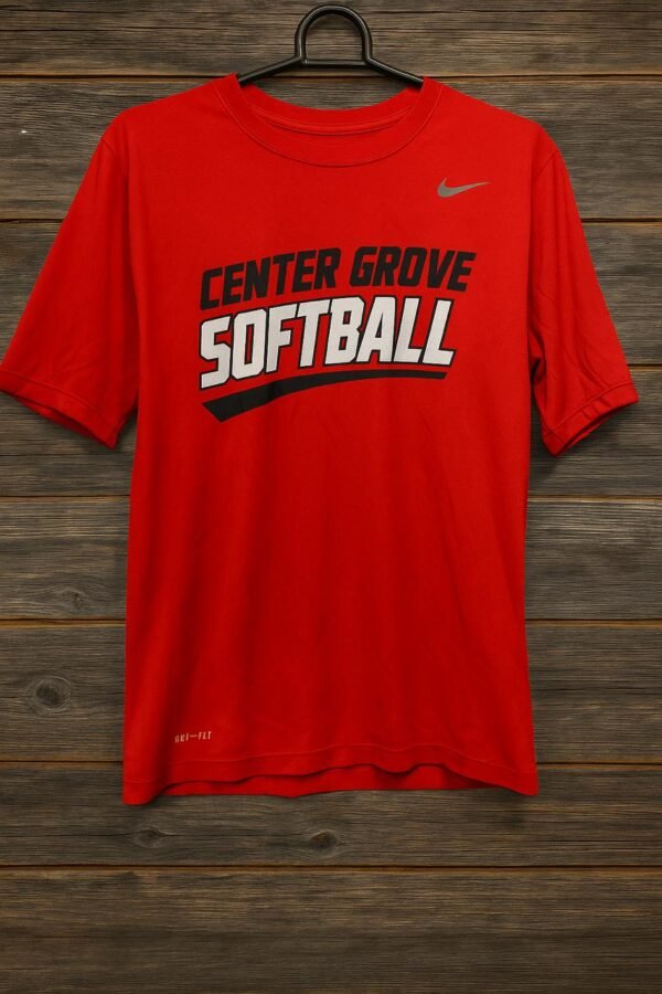 🔥 Nike Dri-FIT Athletic Tee – Red | Size M