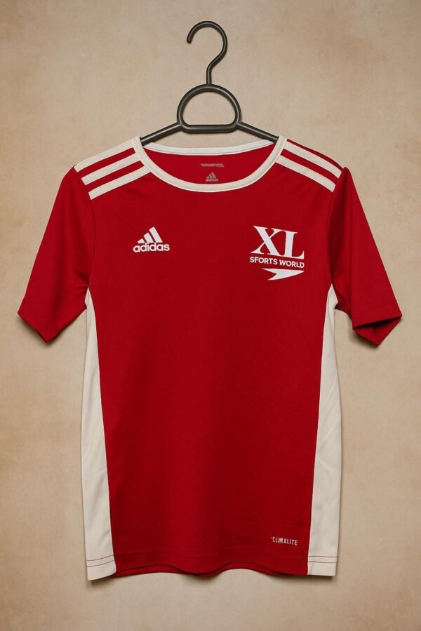 Adidas Climalite Red Sports Shirt – Size M